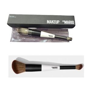 Makeup By Mario Dual-Ended Brush - Mauve and Beige F1 Cosmetic Brush NEW